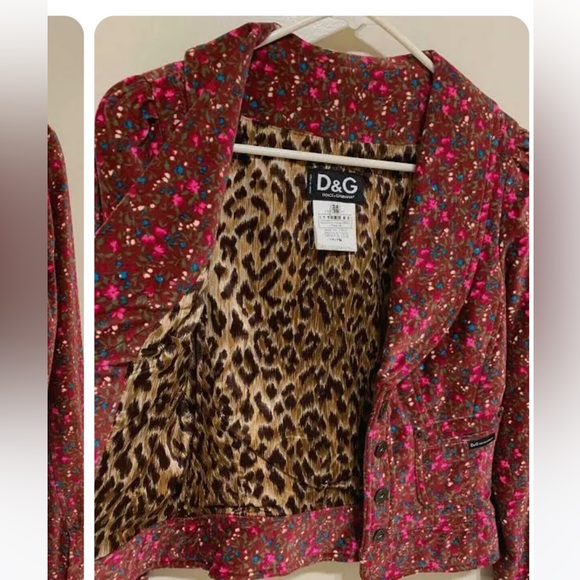 Velvet floral D&G blazer Dolce & Gabbana size 46 - Picture 11 of 11